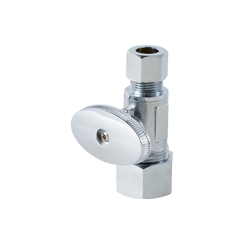 Válvula de cierre recto de 3/8' de diámetro exterior x 5/8' de diámetro exterior Válvula de cierre recto de 3/8' de diámetro exterior x 5/8' de diámetro exterior