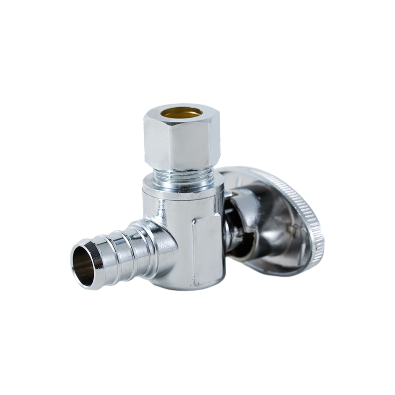 Válvula angular de codo de tubería PEX de 1/2' Pex x 3/8' OD