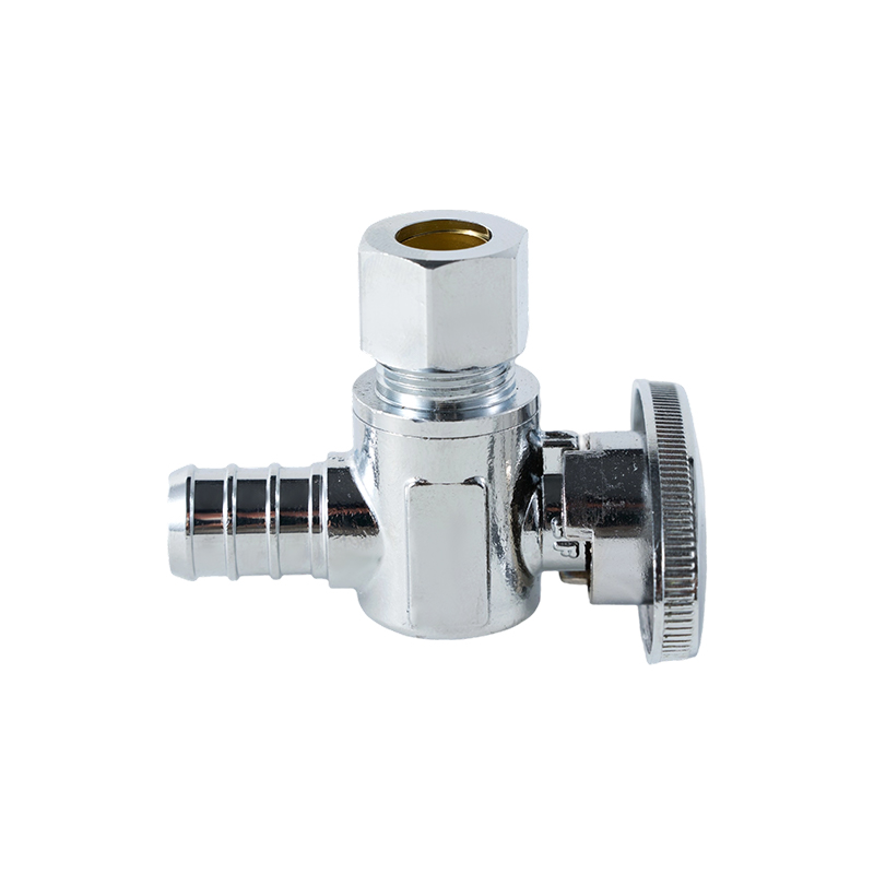 Válvula angular de codo de tubería PEX de 1/2' Pex x 3/8' OD Válvula angular de codo de tubería PEX de 1/2' Pex x 3/8' OD