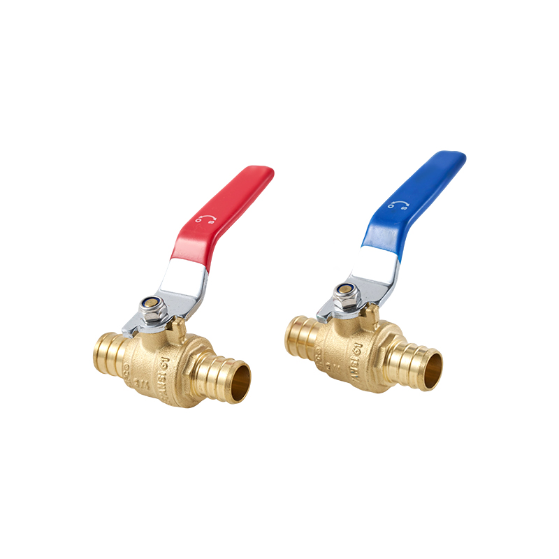 Válvula de bola de tubería de interfaz ASTM F1807 PEX de 3/4'