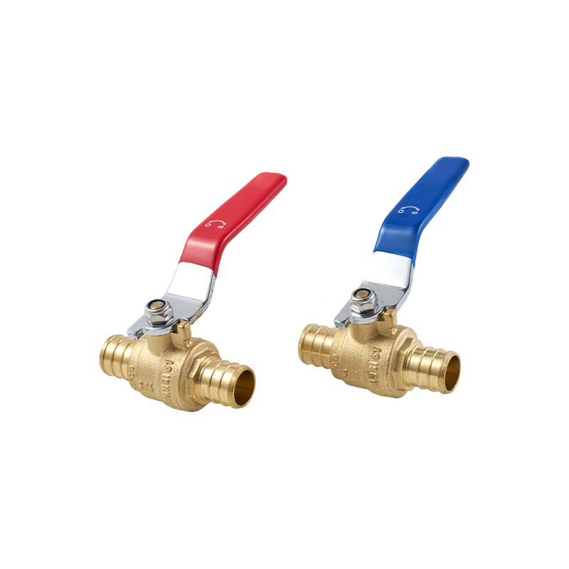 Válvula de bola de cobre tipo compresión PEX F1807 de 1/2' Válvula de bola de cobre tipo compresión PEX F1807 de 1/2'