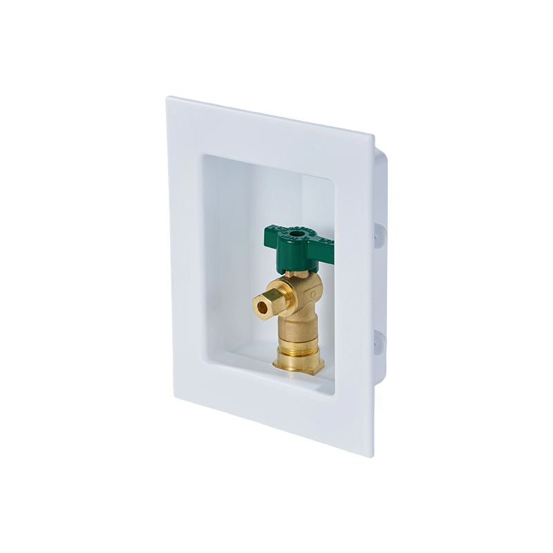 Caja de salida de lavadora con conector de tubería CVPC Caja de salida de lavadora con conector de tubería CVPC