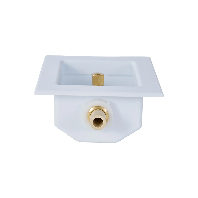 Caja de salida de lavadora con conector de tubería CVPC Caja de salida de lavadora con conector de tubería CVPC